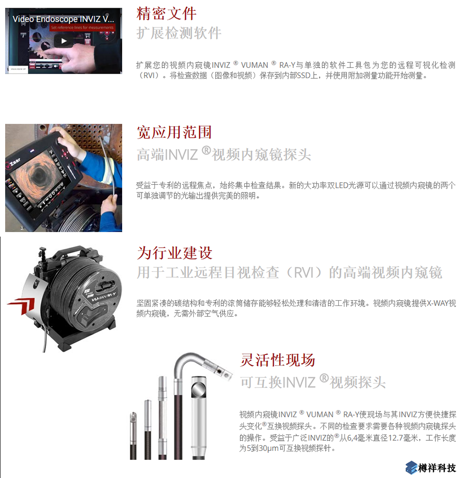 vizaar***端視頻內(nèi)窺鏡INVIZ VUMAN RA-Y產(chǎn)品概述