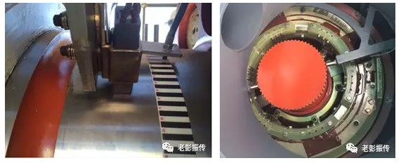左邊是斑馬帶法，右邊是多齒齒輪法